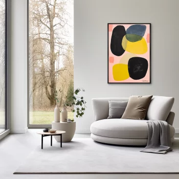 Постер на холсте Colors and Forms 75X105 CM
