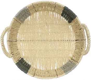 Корзина плетеная Bodhran Sage Ethnic 37X37X23 CM