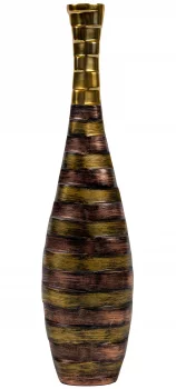 Ваза металлическая Stripes 16X16X66 CM