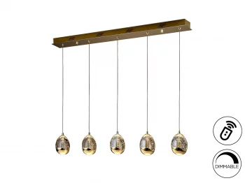 Подвесной светодиодный светильник Rocio 5L 96X9X95 CM
