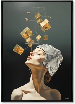 Постер на холсте Wish list 75X105 CM