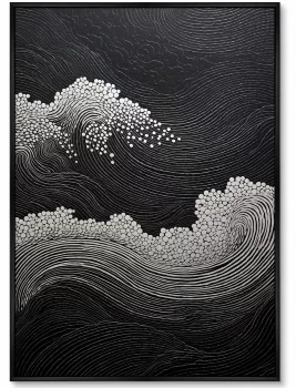 Постер на холсте Restless ocean 75X105 CM