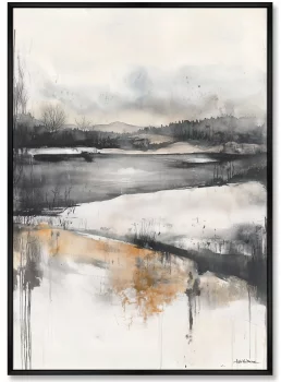 Композиция из двух репродукций картин на холсте Waiting for Spring 75X105 / 75X105 CM