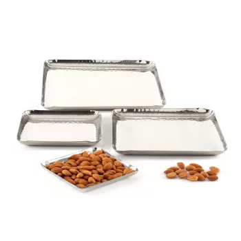 Блюдо квадратное 16*16 см h1,5 см (поднос) Dents нерж. P.L. P.L. Hotelware