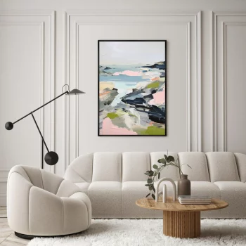 Постер на холсте Sea Bay in Autumn 75X105 CM
