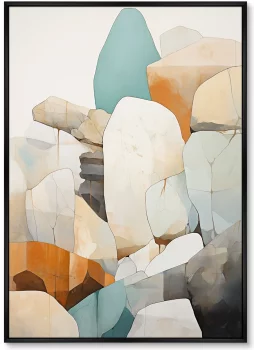 Набор из двух постеров на холсте Stones 75X105 / 75X105 CM