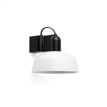 Белый металлический настенный светильник Tatawin 14X15,5 CM