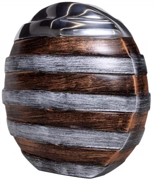 Ваза металлическая Stripes 25X5X22 CM