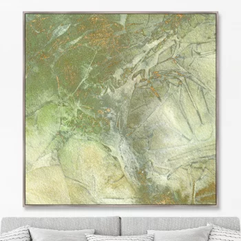 Репродукция на холсте Spring in the forest 105X105 CM