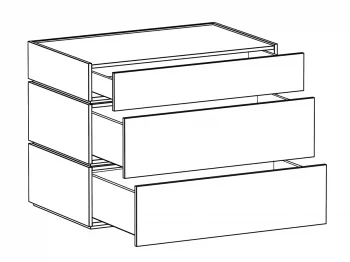 Комод Licata 95X60X75,6 CM