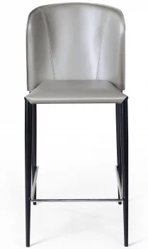 Стул полубарный Albert 44X55X99 CM серый