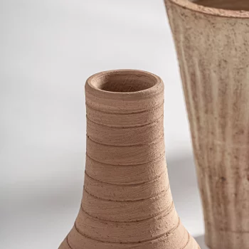 Набор из 3 ваз из керамики IASY 14X14X25 / 16X16X27 /  16X16X28 CM