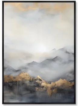 Набор из двух постеров на холсте Mountain Peaks  75X105 / 75X105 CM