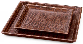 Набор из двух подносов для письменного стола Scaleo 23X23X2 / 31X31X2 CM