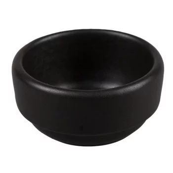 Соусник 50 мл d 6,7 см h3,4 см круглый Smooth Black Raw Stellar P.L. Proff Cuisine [10]