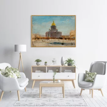 Постер холсте Saint Petersbourg Saint Isaac 105X75 CM