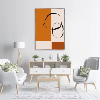 Репродукция на холсте Lemons in geometry 75X105 CM