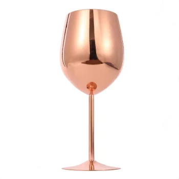 Рюмка коктейльная 530 мл "Wine" d 9,5/7,5 см h21 см нерж. медный цвет P.L.- Barbossa