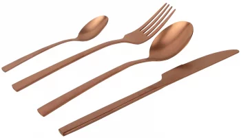 Набор из 24 столовых предметов Vintage Copper Inox