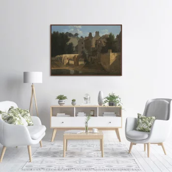 Постер View in the Ile-de-France 105X75 CM