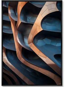 Постер на холсте Form light and shadow 75X105 CM