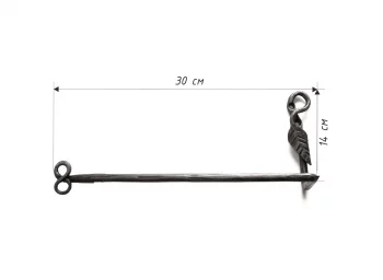Держатель для бумажных полотенец с листочком 9X30X14 CM