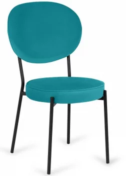 Стул Noemi 51X58X91 CM бирюзовый