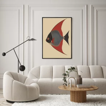 Постер на холсте Angel Fish 75X105 CM