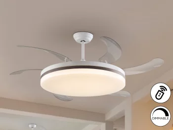 Потолочный вентилятор со светодиодной подсветкой Vento Maxi 80X55 CM
