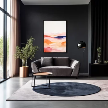Постер на холсте Spilled ​​Colors 75X105 CM