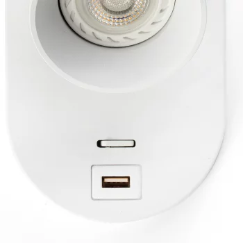 Настенный светильник Corb белый с USB
