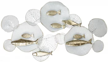 Панно из стали FishFarm 129X70 CM