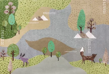 Шерстяной ковёр Confetti 300X198 CM