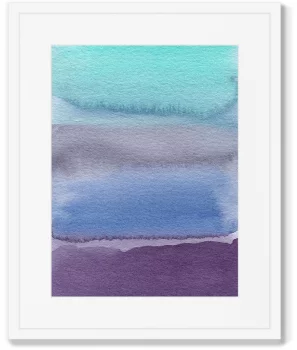Постер в раме Layers of a landscape 42X52 CM