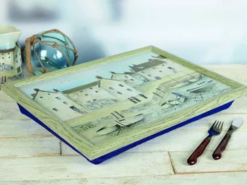 Поднос с подушкой Cornish Harbour 44X34 CM