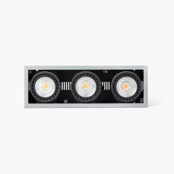 Встраиваемый точечный светильник mini Colin-3 серый LED CRI95 54-75W 2700K 56°