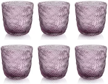 Набор из шести стаканов Tricot Amethyst 300 ml