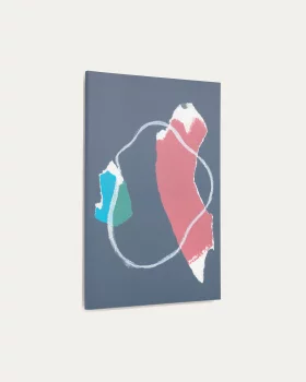 Абстрактный холст Zoeli сине-красный 60X90 CM