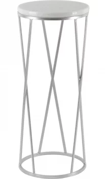 Столик Nuce 26X26X62 CM с белым мрамором