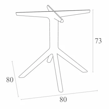 Подстолье пластиковое Sky Legs