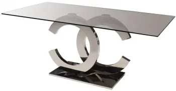 Стол с основой из нержавеющей стали Calima 180X90X76 CM