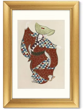 Набор картин Dancers from Momoyogusa Flowers 51X71 / 51X71 / 51X71 CM
