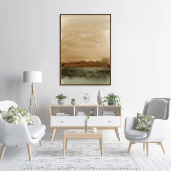 Постер на холсте Late autumn landscape 75X105 CM