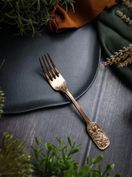 Вилка для торта Versailles Satin 14 CM Сopper