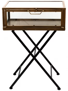 Cтолик со стеклянным ящиком Display 58X41X80 CM