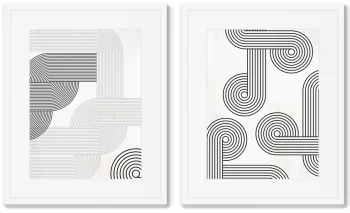 Диптих The Play of Forms No4 42X52 / 42X52 CM