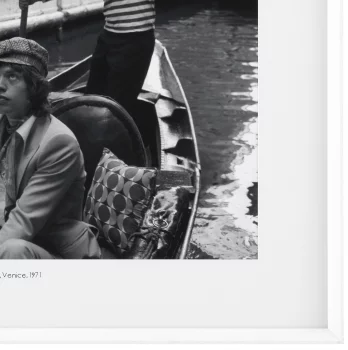 Постер Mick Jagger Venice 1971 103X83 CM