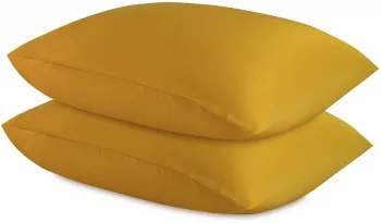 Комплект постельного белья из премиального сатина Essential 150X200 CM горчичного цвета