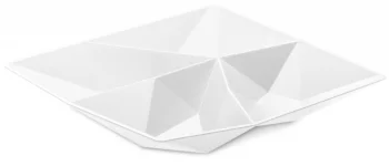 Менажница Сlub 21X21X5 CM белая