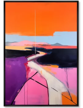 Постер на холсте Lines of the Heat 75X105 CM
